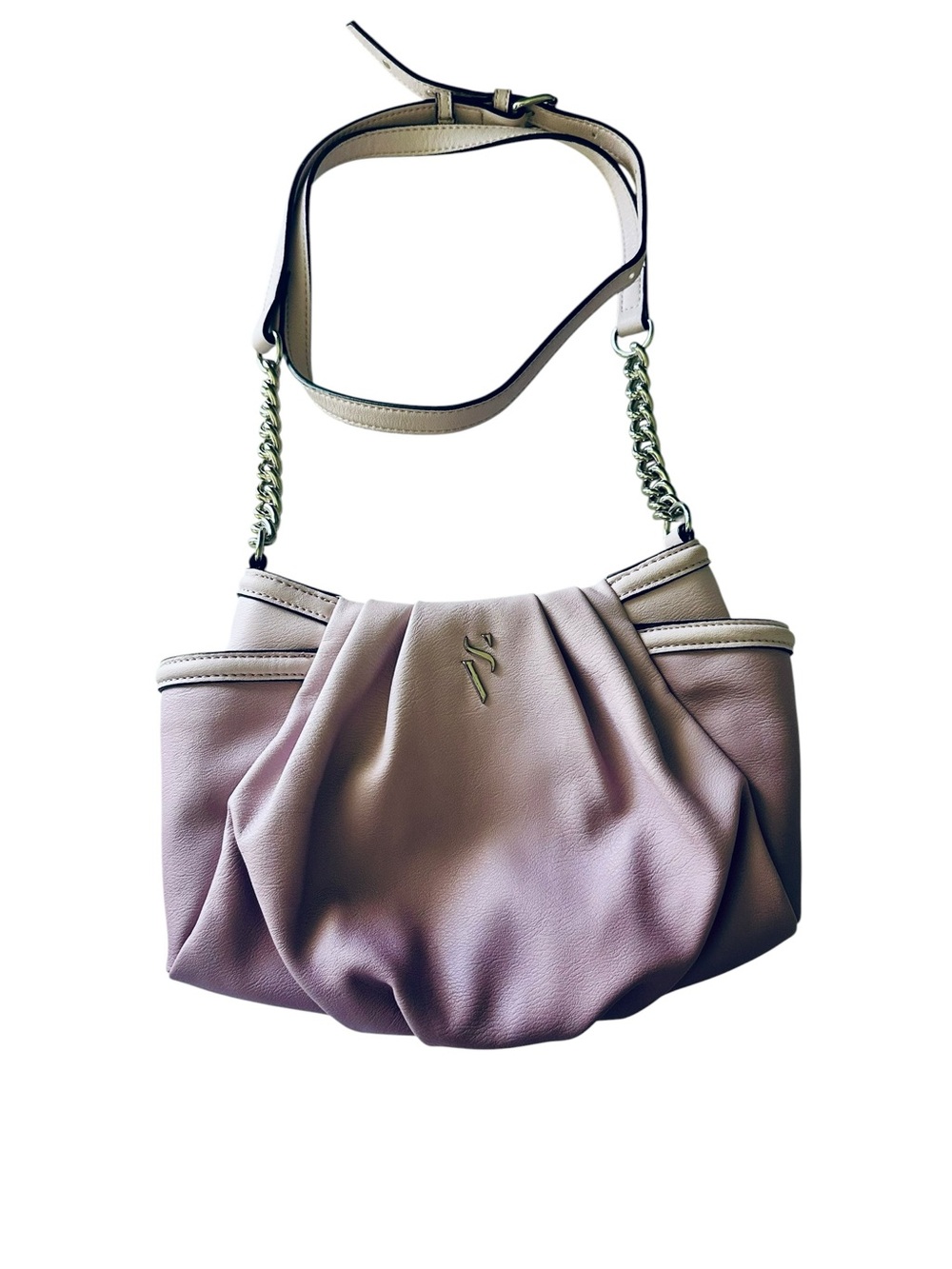Simple Vera by Vera Wang Small Handbag - Lilac Silver Hardware